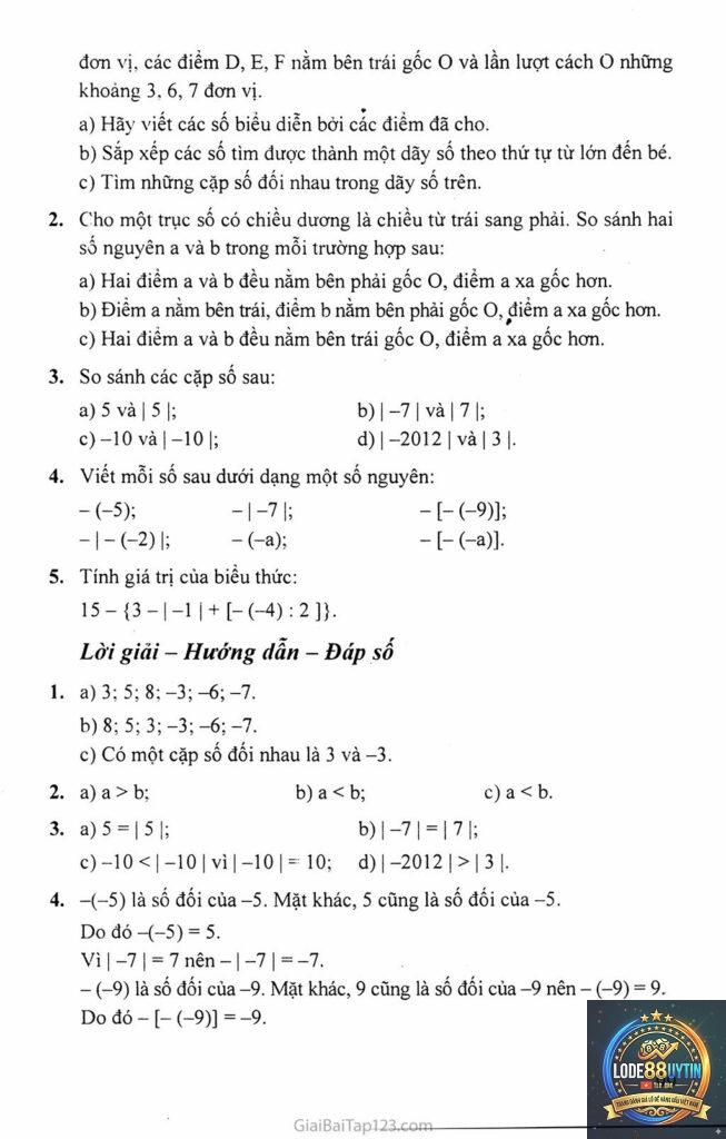 cặp số đối - 5