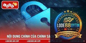 lode88 bảo mật tài khoản
