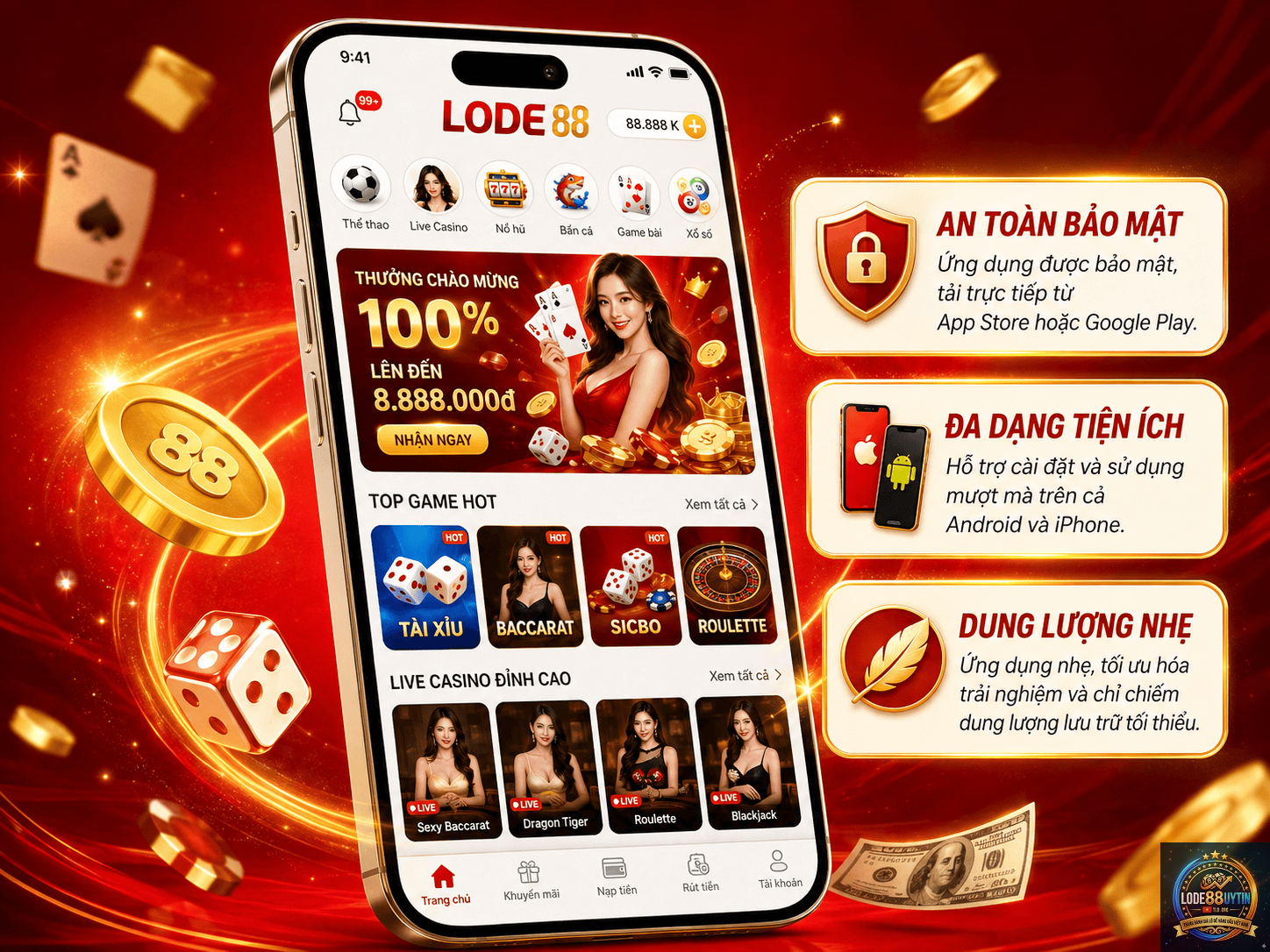lode88 hướng dẫn cập nhật ứng dụng - Image 4