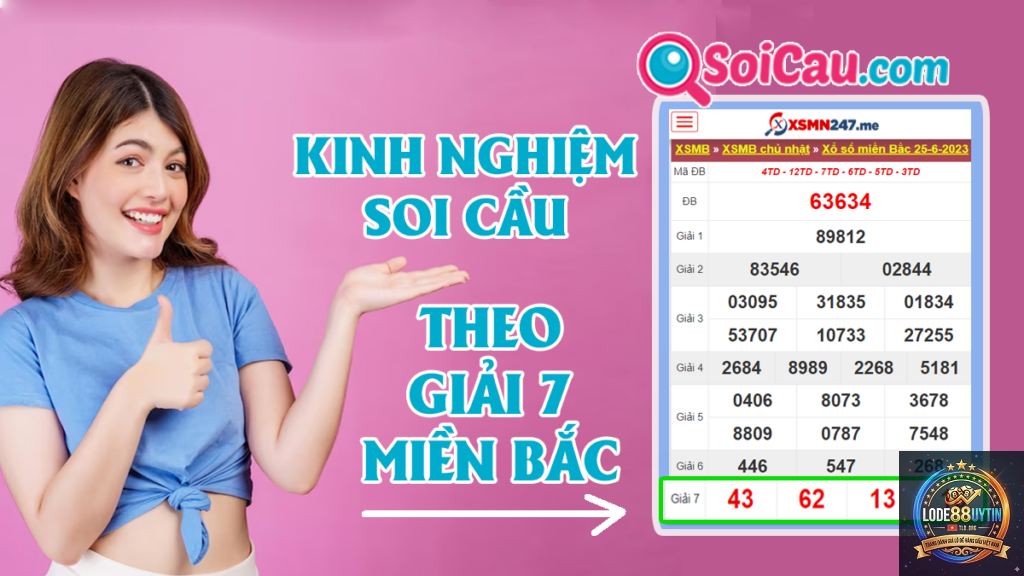 phương pháp soi cầu từ giải bảy