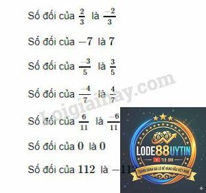 cặp số đối là gì
