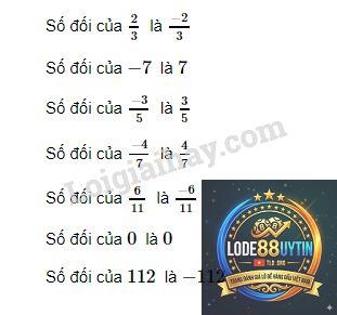 cặp số đối là gì