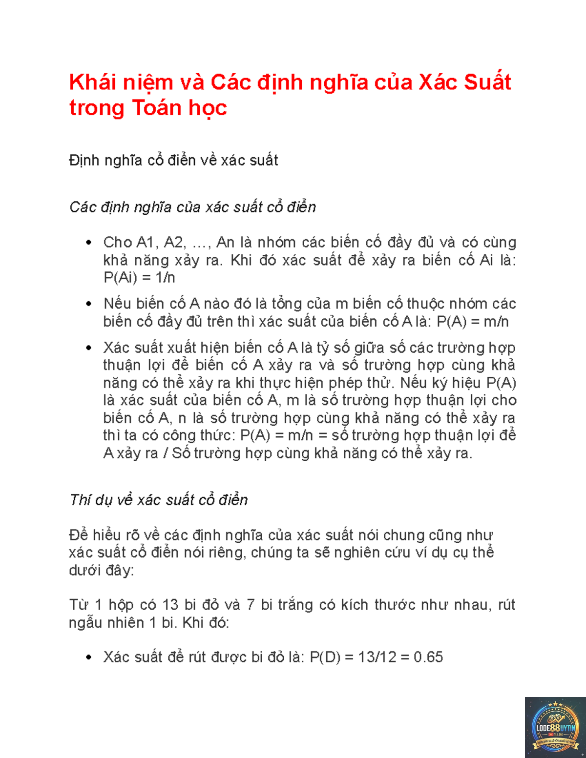 xác suất về đề là gì - Image 3